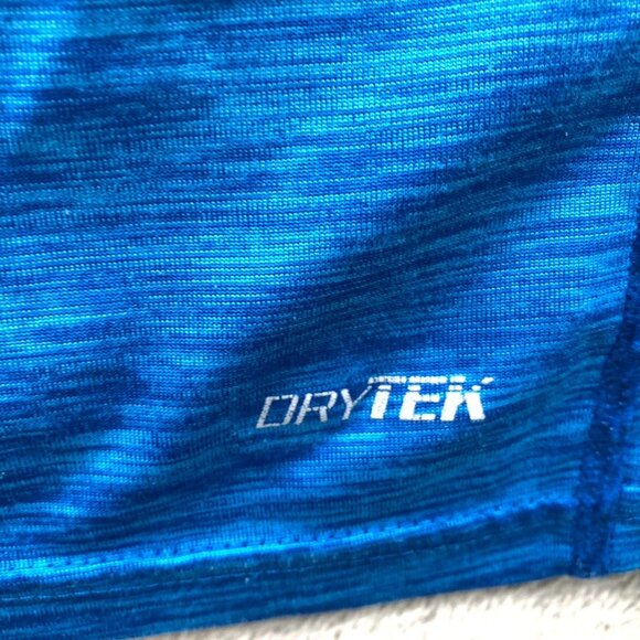 Tek Gear Mens Activewear Top Small Short Sleev DryTek Blue Athletic T-Shirt - Picture 7 of 9